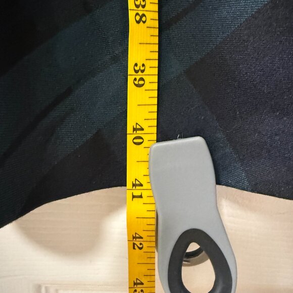 Ann Taylor Loft blue green black plaid tartan sleeveless dress size 16 - Picture 4 of 11